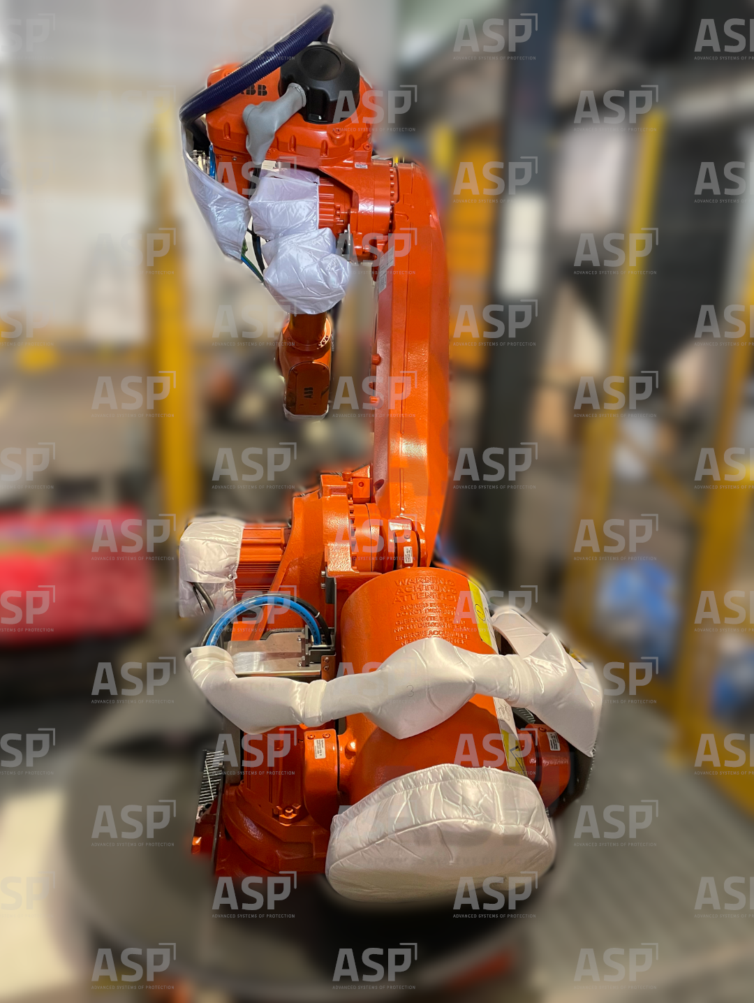 housse de protection robot soudage industriel ASP Eulmont